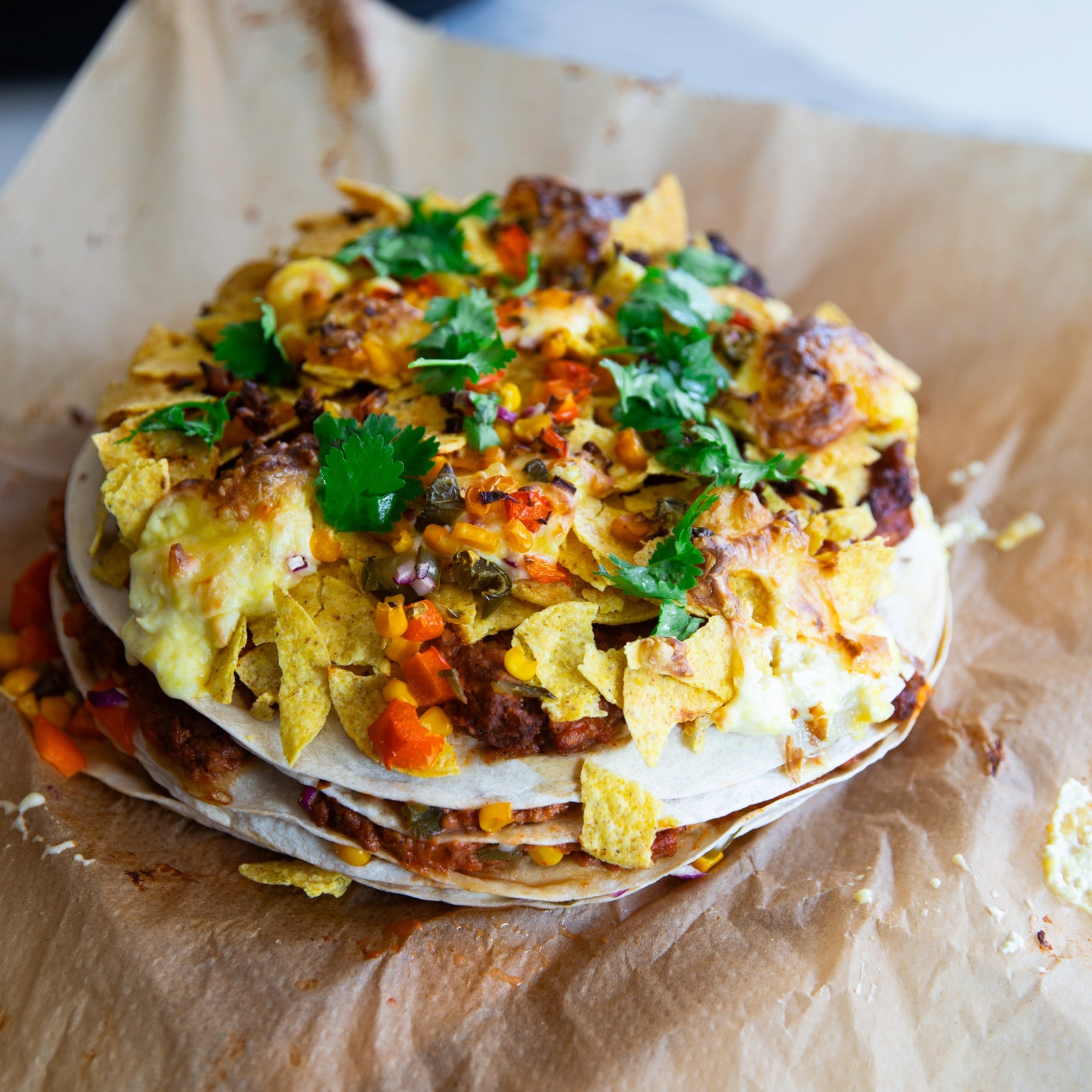 Taco Cake in Airfryer