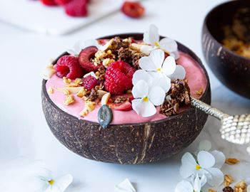 Smoothiebowl Raspberry & Banana